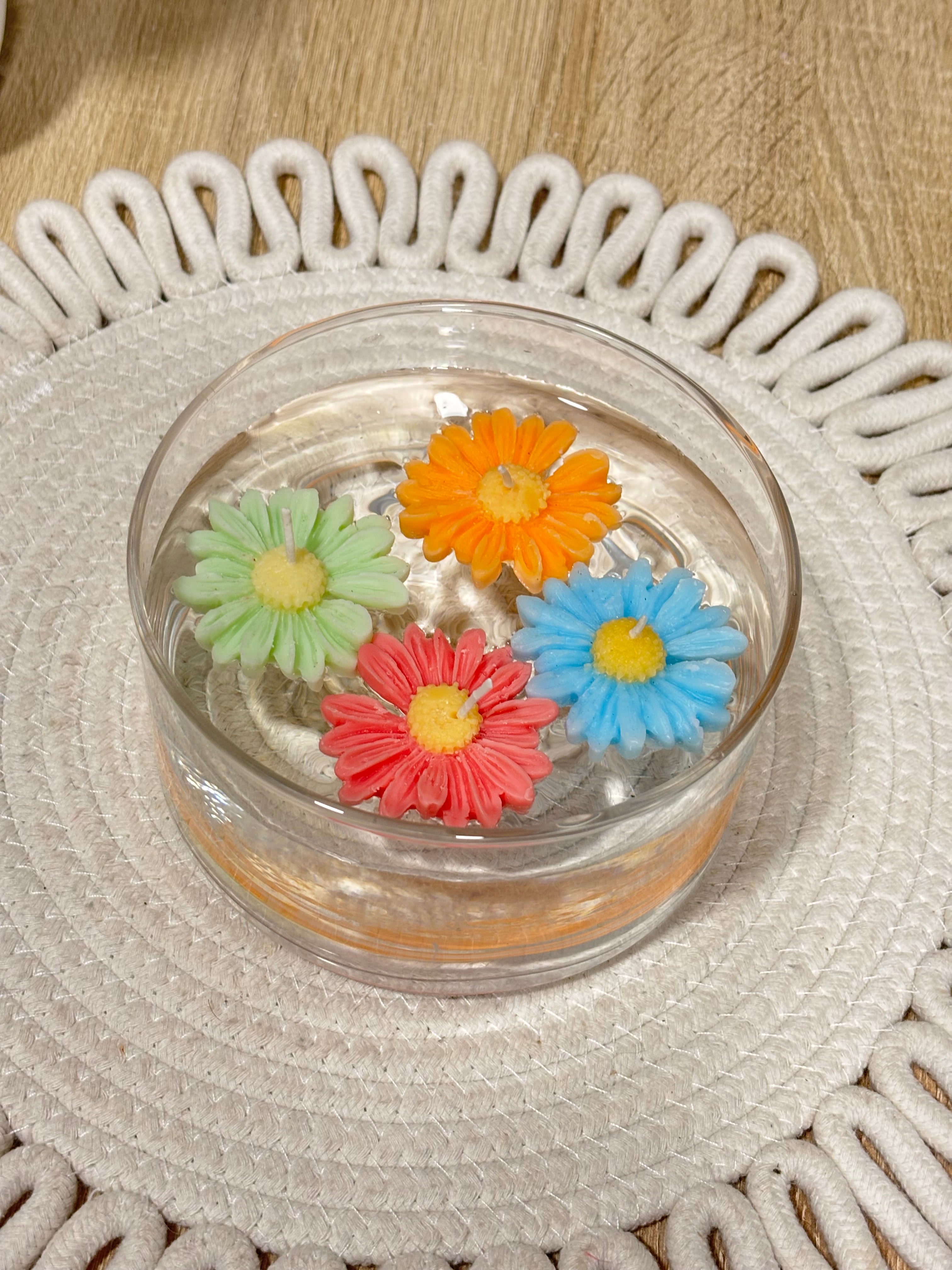 Vela Margarita 🌼 Flotantes Agua 💧