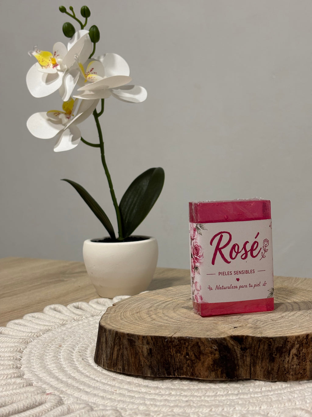 Jabón Rosé pieles sensibles - Natural