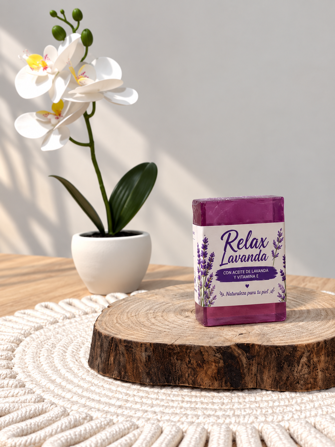 Jabón Relax Lavanda - Natural