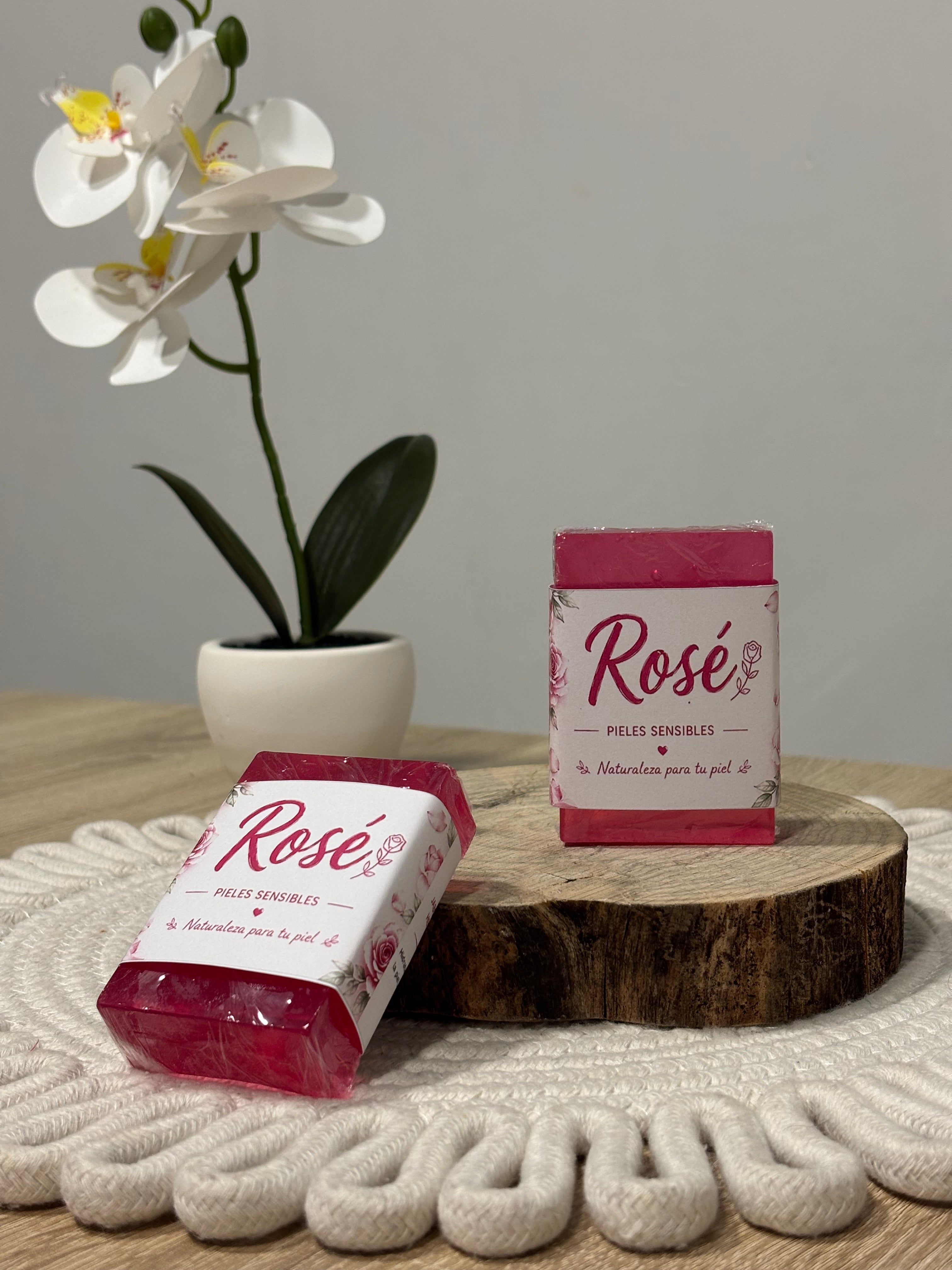 Jabón Rosé pieles sensibles - Natural