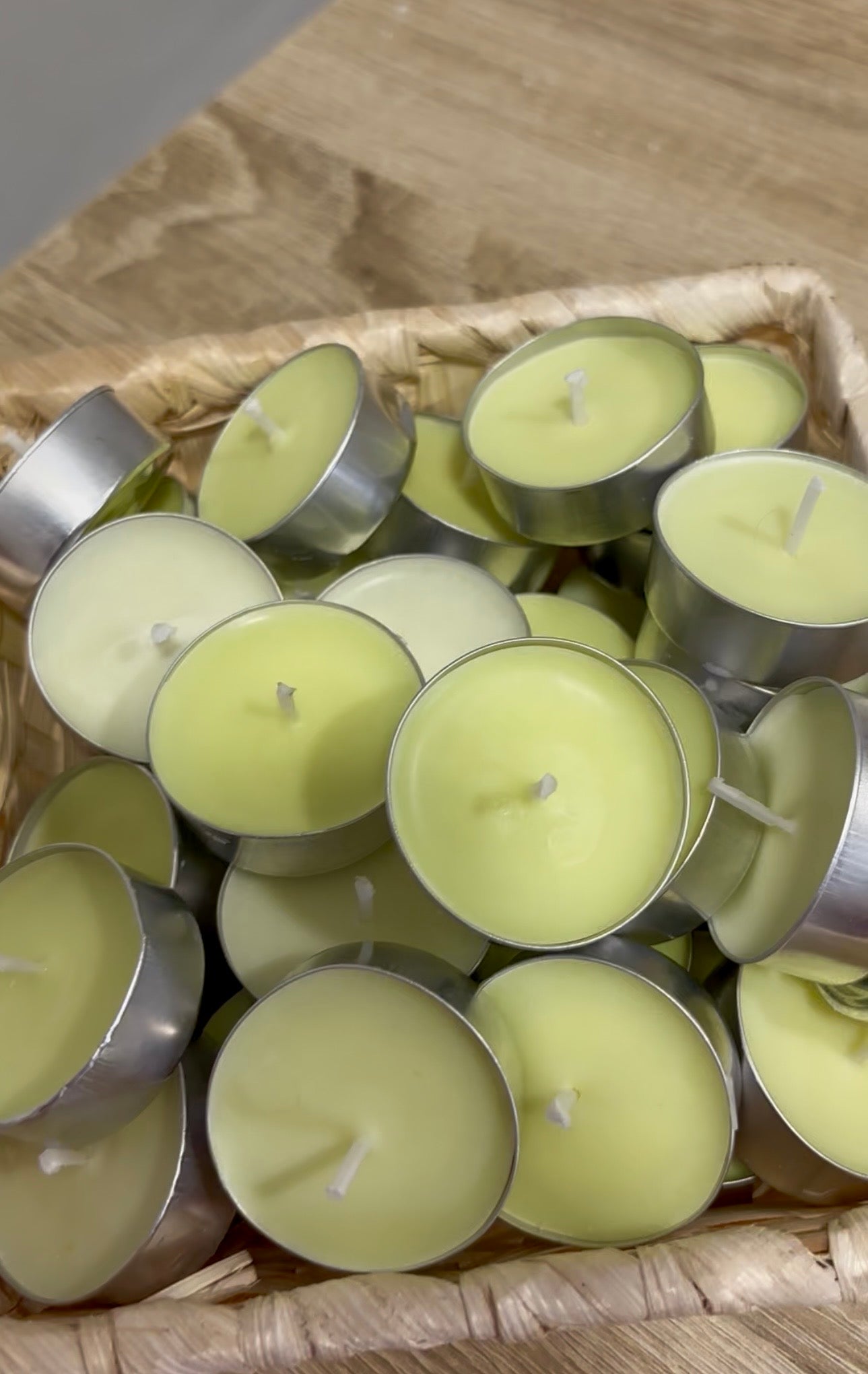 Citronela vela de té