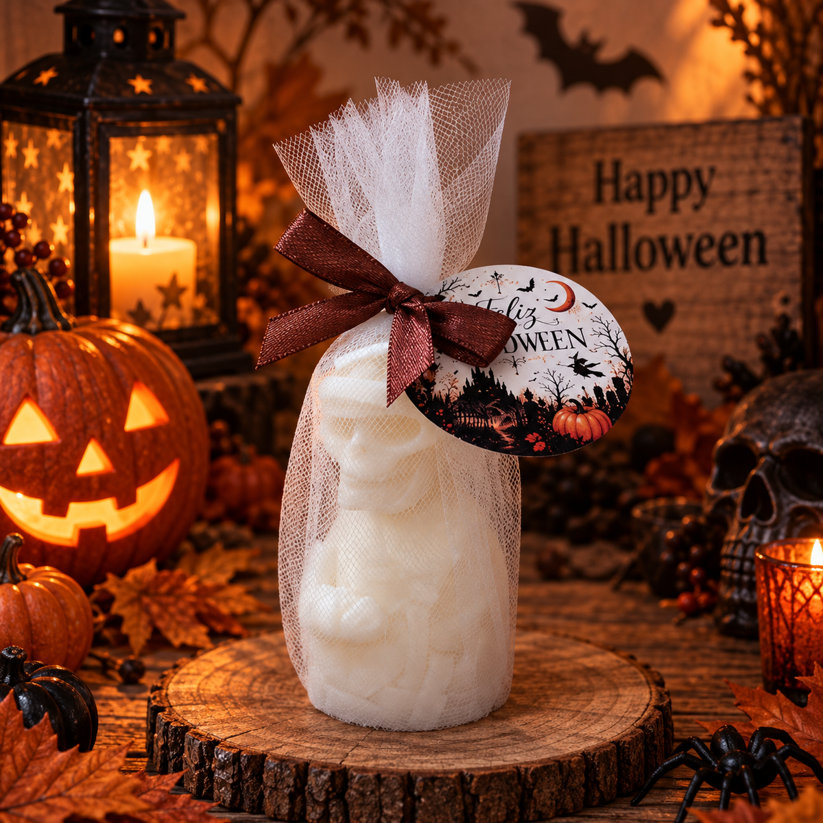Detalles velas Halloween 🎁 Listas para regalar